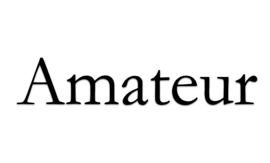 On Amateurs and User-Generated Content